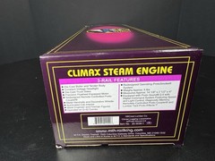 MTH 20-3039-1 Hillcrest Lumber Clmax logging steam engine #10 PS2 BCR LNIB