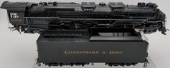 River Raisin Models S Scale Brass Chesapeake & Ohio 2-6-6-6 Loco & Tender #1600