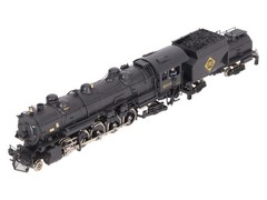 Alco Models S-124 HO Scale Brass Erie R-1 2-10-2 Steam Locomotive & Tender EX