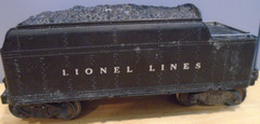 VINTAGE LIONEL #2466WX TENDER WITHOUT WHISTLE UNIT