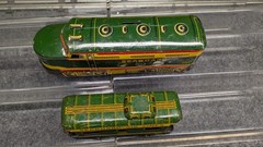 Marx Tin Litho Seaboard Clock Work Wind Up A Unit and 956 Caboose – Tested