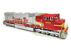 Overland OMI AT&SF EMD SD75M Atchison Topeka & Santa Fe #200 HO Brass #6145.1