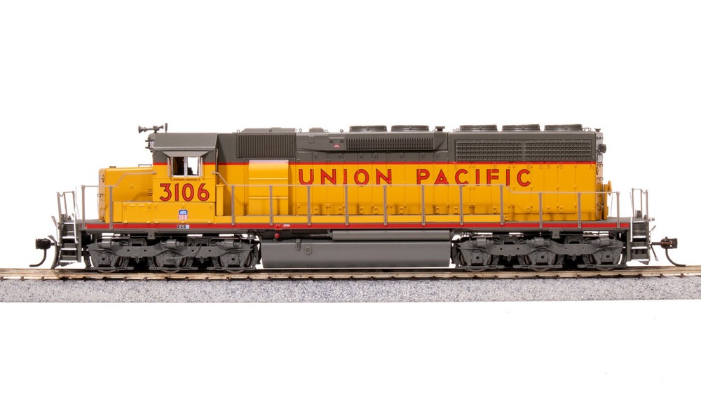 Broadway Limited 9049 HO Union Pacific EMD SD40 Yellow & Gray No-Sound #3117