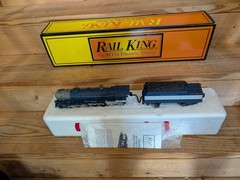 Rail King Texas & Pacific L-3 Steamer RK-1114L 3-rail train