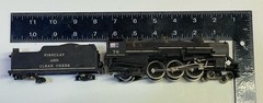 Vtg FIRECLAY AND CLEAR CREEK HO Steam Locomotive 76 Yugoslavia *FOR PARTS AS IS*