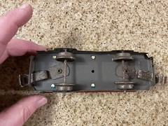 Old C.R.I.P. ROCK ISLAND 552 TIN PLATE Train Gandola Unmarked