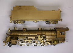 HO Key Imports brass AC&Y 2-8-2 Mikado steam engine in orig box (lot BB457)