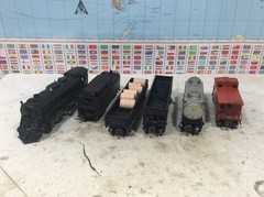 Lionel 1503WS Postwar – Set 2055 Steam Engine Freight Cars O Gauge / 027
