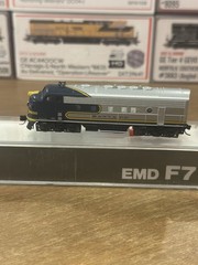 N Scale Kato F7A ATSF Santa Fe Blue Bonnet #335 Loco Lightly Used