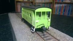 Model Train More Yo5000 5091 Yellow-green Painted 6077 1/80 16.5mm Finished