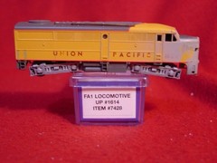 LIFE-LIKE (CUSTOM) #7428 FA-1 UNION PACIFIC (C NOTE) #1614 ‘NEW’ N-SCALE