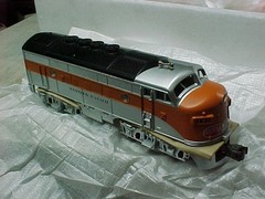 Rail King MTH F-3 AA Diesel Set 3-Rail RK-2008L Western Pacific O gauge