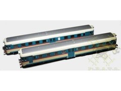 ViTrains PIV81510L Set Trailers Aln 668 1446 +668 1466 FPS Ex FS Blue/Beige/Red