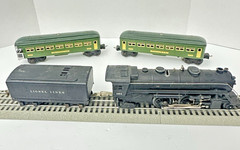 LIONEL PRE-WAR 1664 Steam Engine & 1689W Tender & 2640 Pullman 2641 Observation
