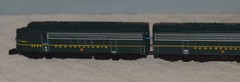 Marklin 88321 F7 Diesel Locomotive ABA Set w/ Caboose Pennsylvania PRR – Z Scale