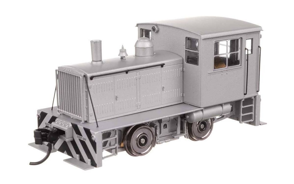 Walthers 910-10018 HO Undecorated Silver Plymouth ML-8 Industrial Switcher