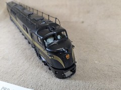 Overland Models OMI-6122.1 Train PRR Pennsylvania Centipede 2-Unit Set HO Brass