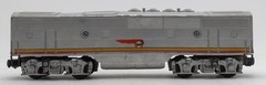 Lionel 2343C Vintage O Santa Fe F-3 Screen Top Non-Pwd. B-Unit Diesel Locomotive