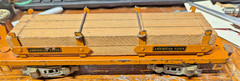 RARER 3206 ~ 10″ tin O GAUGE 30’S AMERICAN FLYER WOOD CARRIER READY 2 ROLL