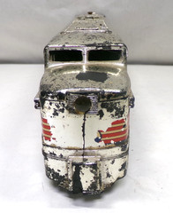 S scale American Flyer Silver Streak diesel engine (lot 0373)