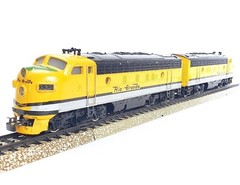 Marklin AC HO 1:87 USA RIO GRANDE EMD F7 DIESEL LOCOMOTIVE 4060 + 4062 MIB`80!