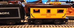 Marx O Gauge Commodore Vanderbilt Wind Up W Tender AND CABOOSE Works GOOD COND.