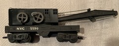 MARX train – 5590 NYC Crane Car – O gauge – complete – working