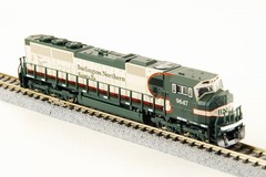 KATO N-Scale #176-6503 EMD SD70MAC BNSF #9647 Burlington Northern Santa Fe