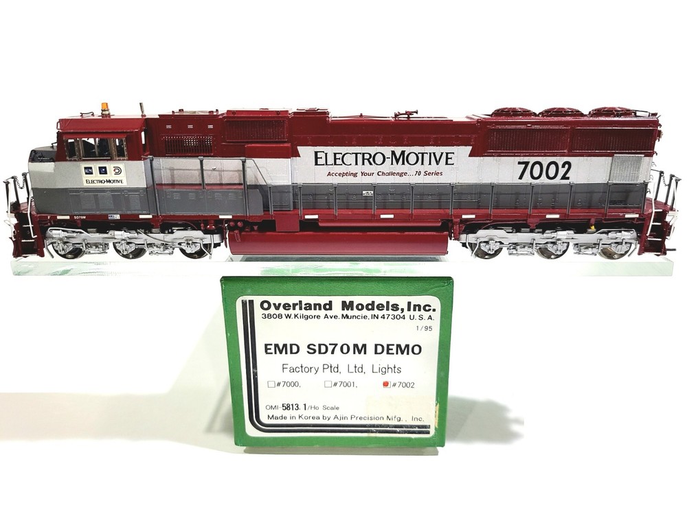 Overland OMI EMD SD70M Demo Demonstrator #7002 HO Brass Model #5813.1