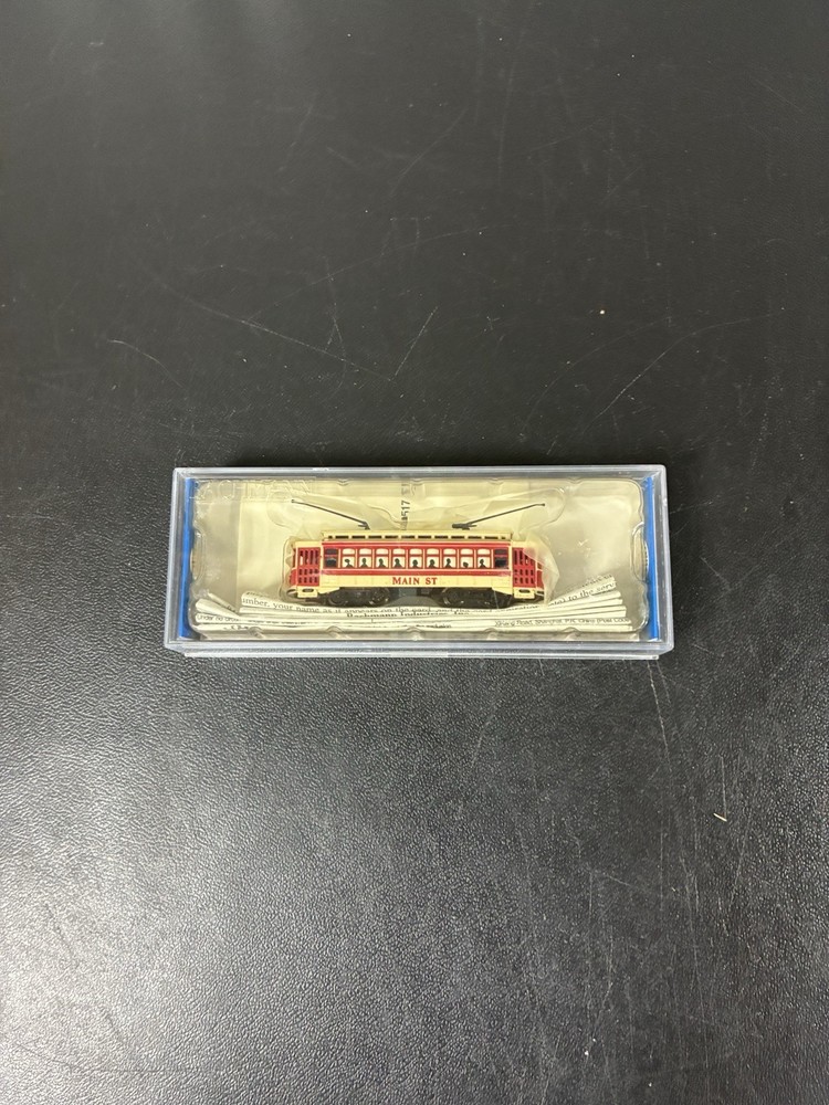 Bachmann 61090 N Scale Main Street Brill Trolley EX/Box