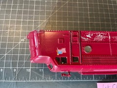 MTH Weaver Williams Train F3 Diesel Locomotive CUSTOMIZED SHELL PART LOT O