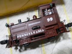 K-Line Pennsylvania Plymouth Switcher K2630-01 Buckeye Region #99 W/Smoke TESTED