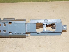 Athearn HO Parts AC-4400 Locomotive Frame w/ Headlight Lightly Weathered