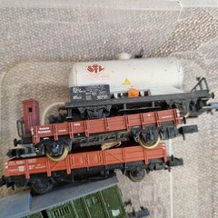 Train Lot Fleischmann Arnold PECO N-Gauge 4 Locos 26 Wagons Coaches + Track