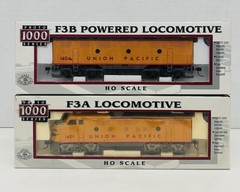 Proto 1000 HO Union Pacific AB Set Powered F3A & Dummy F3B Diesel 8174 READ