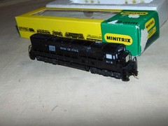 MINITRIX N GAUGE 2007 PENN CENTRAL DIESEL + BOX