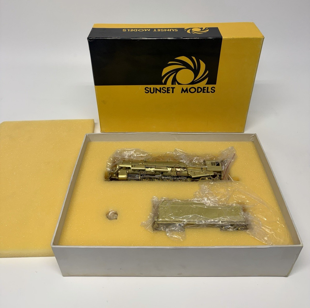 VINTAGE NOS Sunset Models HO Scale Brass USRA Light 2-10-2 Made in Korea