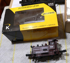 K-Line Pennsylvania Plymouth Switcher K2630-01 Buckeye Region #99 W/Smoke TESTED