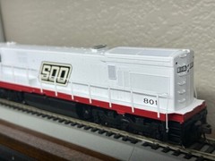 SOO LINE U30C SPEED LETTERS LOW HOOD DC/DCC Ready ” MASTER SILVER ” HO Scale NEW
