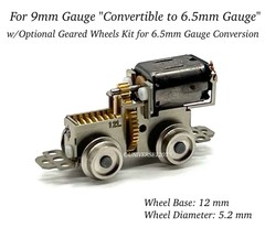 Z/N/HOn30/H0e/009/HOn2/H0f Aru-Model NZ12S Diesel Locomotive Power Drive Chassis