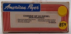 American Flyer 6-48004 S Scale Chessie GP-20 Dummy Diesel Loco EX/Box