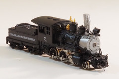 MTL Brass Steam locomotive 2-6-0 Colorado & Southern Scale N- Nn3 Z-track RD#7