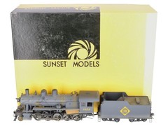 Sunset Models O Brass Erie 2-10-0 Steam Loco & Tender #2452 (2-Rail) – Painted