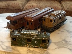 1920s Prewar 3236R the Ives Railway Lines Train Engine with Train Cars