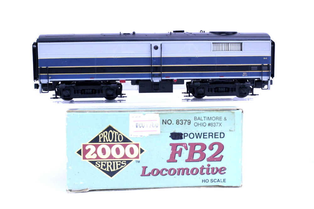 Life Like Proto 2000 HO Scale Baltimore and Ohio B&O #837X FB2 DC Locomotive