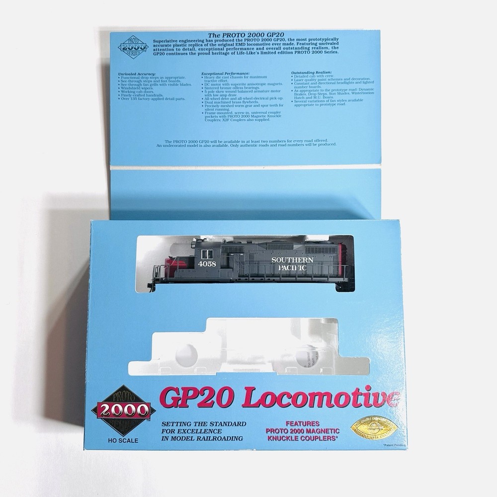 Proto-2000 HO Scale Souther Pacific #4058 GP20 Locomotive – See Video