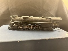 HO United Pacific Fast Mail Kanawha 2-8-4 Steam Locomotive C&O #2712
