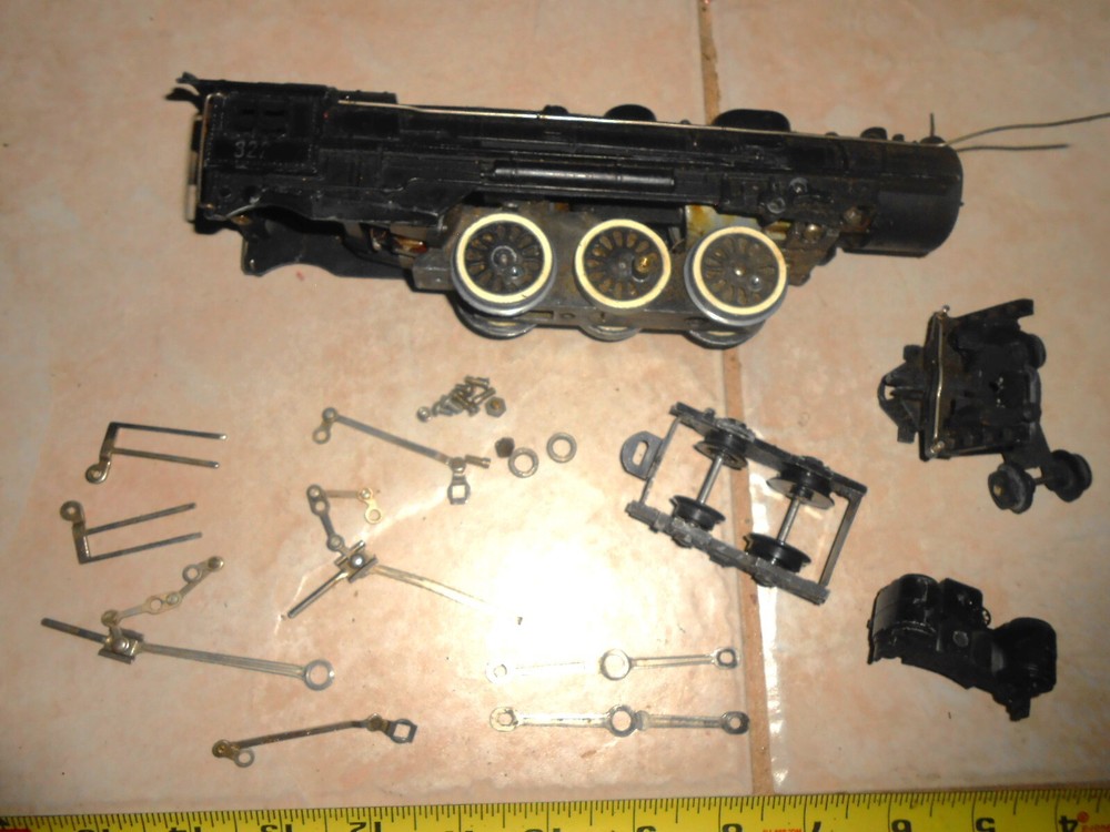 S scale American Flyer 322 engine Parts. Buyers Choice.
