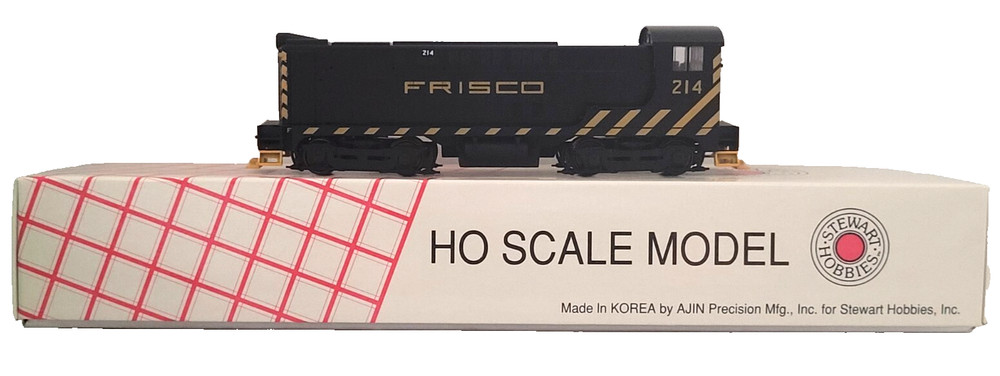 Stewart Hobbies 4725 HO Korea Made Baldwin VO-1000 Locomotive Frisco #214 Tested