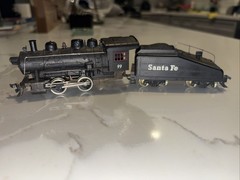 Mantua? HO/1:87 Santa Fe 0-4-0 Steam Locomotive #99